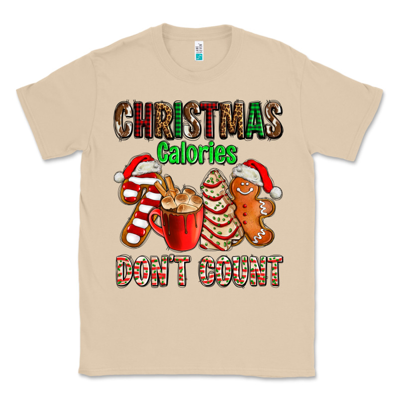 Christmas Calories Dont Count With  Christmas Tree Cake And Cookies Ad Classic Tee by AdoDesignShop | Teevron