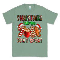 Sage christmas calories dont count with  christmas tree cake and cookies ad Classic Tee - AdoDesignShop