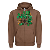 Chestnut the leprechauns made me do it Zipper Hoodie - MaliasSmallBusiness