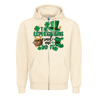 Sandshell the leprechauns made me do it Zipper Hoodie - MaliasSmallBusiness