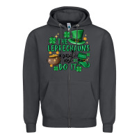 Smoke the leprechauns made me do it Zipper Hoodie - MaliasSmallBusiness