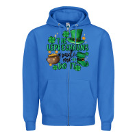 True Royal the leprechauns made me do it Zipper Hoodie - MaliasSmallBusiness