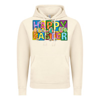 Vintage Artic happy easter with eggs Vintage Hoodie - Neo Western
