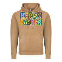 Vintage Camel happy easter with eggs Vintage Hoodie - Neo Western