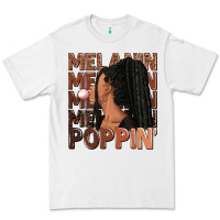White Melanin poppin' afro woman Premium Tee - RanaPortraitStore