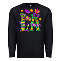 Black Louisiana Premium Sweatshirt - BundleAndBundleShop