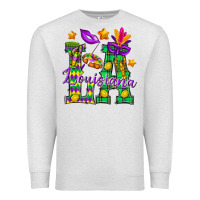 Oatmeal Heather Louisiana Premium Sweatshirt - BundleAndBundleShop
