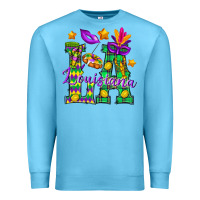 Ocean Blue Louisiana Premium Sweatshirt - BundleAndBundleShop