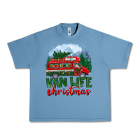 Pebble Blue van life christmas Urban Heavy Tee - BundleAndBundleShop