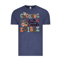 Vintage Denim cooking is love made edible Vintage Tee - AdoDesignShop