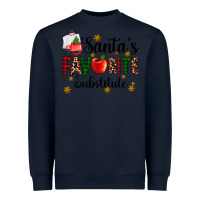 Navy santa's favorite substitute Heavyweight Sweatshirt - AdoDesignShop