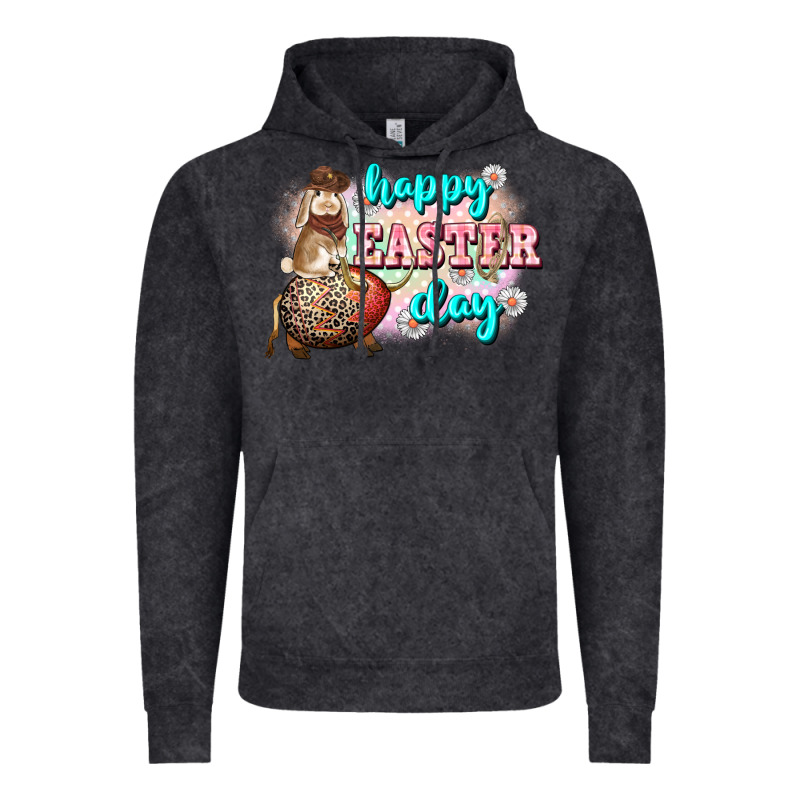 Happy Easter Day Rodeo Easter Day Vintage Hoodie by CowGirlArtShop | Teevron