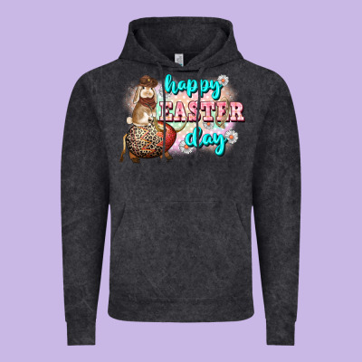Happy Easter Day Rodeo Easter Day Vintage Hoodie Designed By Cowgirlartshop