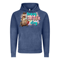 Vintage Denim Happy Easter Day rodeo Easter Day Vintage Hoodie - CowGirlArtShop