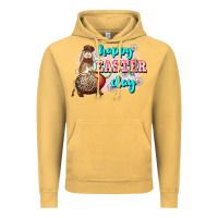 Vintage Mustard Happy Easter Day rodeo Easter Day Vintage Hoodie - CowGirlArtShop