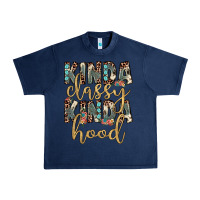 Navy kinda classy kinda hood Urban Heavy Tee - JahusDesignShop
