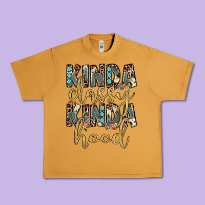 Kinda Classy Kinda Hood Urban Heavy Tee Designed By Jahusdesignshop