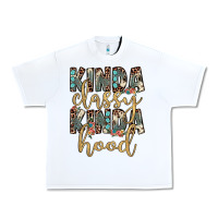 White kinda classy kinda hood Urban Heavy Tee - JahusDesignShop