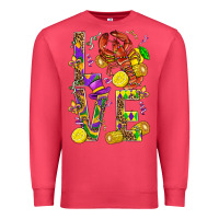 Cardinal Love Crawfish Mardi Gras Premium Sweatshirt - BundleAndBundleShop