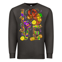 Smoke Love Crawfish Mardi Gras Premium Sweatshirt - BundleAndBundleShop