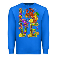 True Royal Love Crawfish Mardi Gras Premium Sweatshirt - BundleAndBundleShop