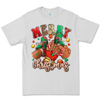 Dove Grey Merry Christmas black girl sneakers Premium Tee - RanaPortraitStore