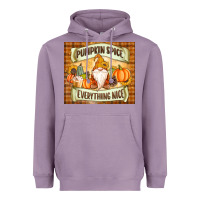 Lavender Pumpkin Spice Everything Nice Gnome Heavyweight Hoodie - MaliasSmallBusiness