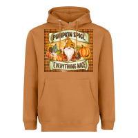 Meerkat Pumpkin Spice Everything Nice Gnome Heavyweight Hoodie - MaliasSmallBusiness