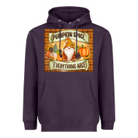 Plum Pumpkin Spice Everything Nice Gnome Heavyweight Hoodie - MaliasSmallBusiness