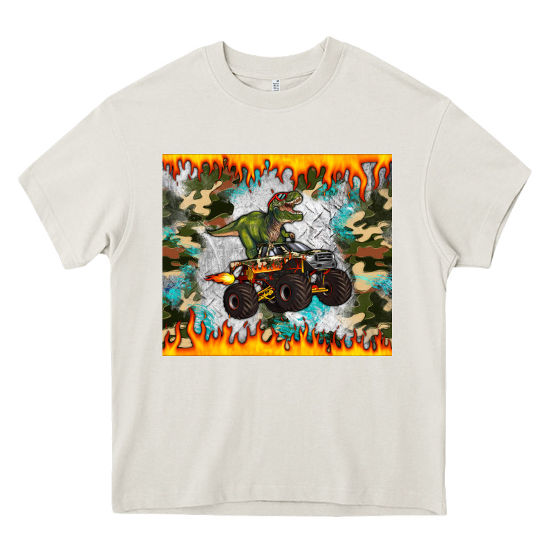 Monster Truck Dinosaur T Rex Tumbler Heavy Core Tee by Artiststas | Teevron