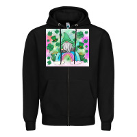 Black st patrick's gnome Zipper Hoodie - MaliasSmallBusiness
