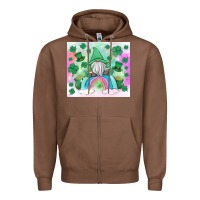 Chestnut st patrick's gnome Zipper Hoodie - MaliasSmallBusiness