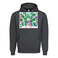 Smoke st patrick's gnome Zipper Hoodie - MaliasSmallBusiness