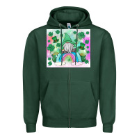 Sports Green st patrick's gnome Zipper Hoodie - MaliasSmallBusiness
