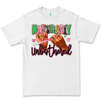 White Naturally unbothered afro nails Premium Tee - RanaPortraitStore