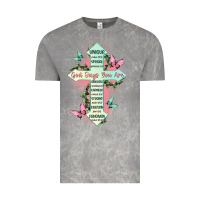 Cloud Rock god says you are cross Vintage Tee - JahusDesignShop