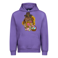 Tulip Western Rabbit with sunflowers Easter Day Urban Hoodie - HowdyJamesFarm