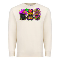 Sandshell Mardi Gras afro gnomies Premium Sweatshirt - BundleAndBundleShop