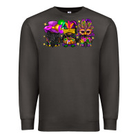 Smoke Mardi Gras afro gnomies Premium Sweatshirt - BundleAndBundleShop