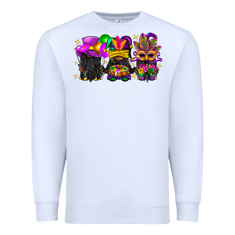 Mardi Gras Afro Gnomies Premium Sweatshirt by BundleAndBundleShop | Teevron