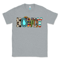 Heather Grey howdy Classic Tee - JahusDesignShop
