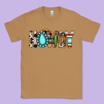 Howdy Classic Tee Designed By Jahusdesignshop