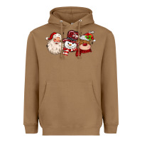 Toasted Coconut santa snowman reindeer Heavyweight Hoodie - MaliasSmallBusiness