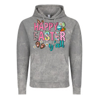 Cloud Rock Happy Easter y'all Vintage Hoodie - Neo Western