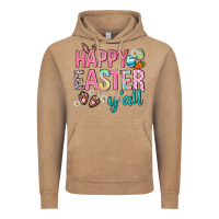 Vintage Coffee Happy Easter y'all Vintage Hoodie - Neo Western