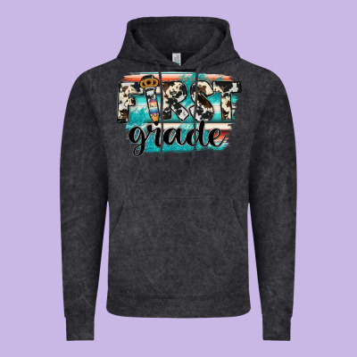 First Grade Vintage Hoodie Designed By Jahusdesignshop