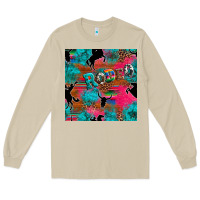 Mushroom western rodeo seamless Long Sleeve Tee - Artiststas