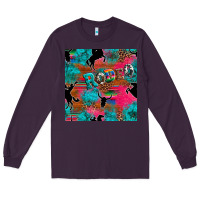 Plum western rodeo seamless Long Sleeve Tee - Artiststas