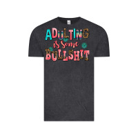 Vintage Black adulting is some bullshit Vintage Tee - AdoDesignShop