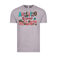 Vintage Zinc adulting is some bullshit Vintage Tee - AdoDesignShop